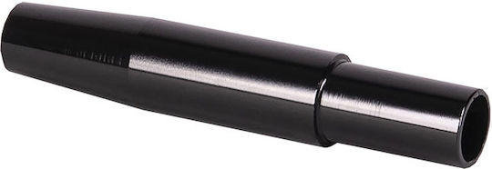 Amy Deluxe Shisha-Zubehör Aluminium-Endstück Silikonschlauch Schwarz