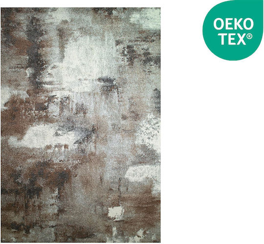 Bioafrol Irida Χαλί Ορθογώνιο Grey/beige 140x67cm