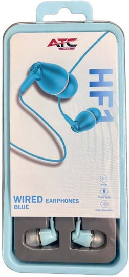 ATC Hfr1 In-ear Handsfree Headphones with Connector 3.5mm Blue