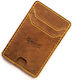 Πορτοφολι Card Holder Δερματινο Wiberg Tobacco Trip Machine