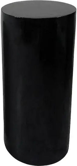 Marhome Fiberglass Βάση Γλάστρας Μαύρη 32.5x32.5x71εκ.
