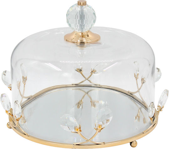 Keskor Cake Stand Gold 28x28x22cm