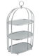 Keskor Metallic Dessert Tower Silver P20xL58cm