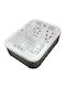 Wellis Acrylic Bathtub with Hydromassage 213x160cm