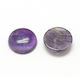 Amethyst Cabochon Round 12mm 2pcs