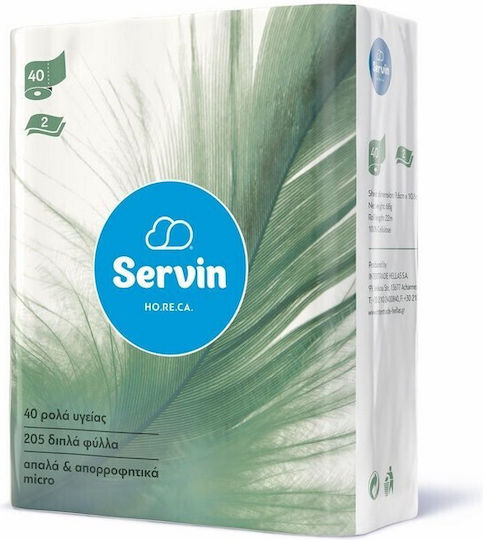 Servin Toilet Paper 40 Rolls 2 Ply (70gr/Roll)