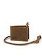 Guitarists Tobacco Leather Men's Wallet Classic Brown