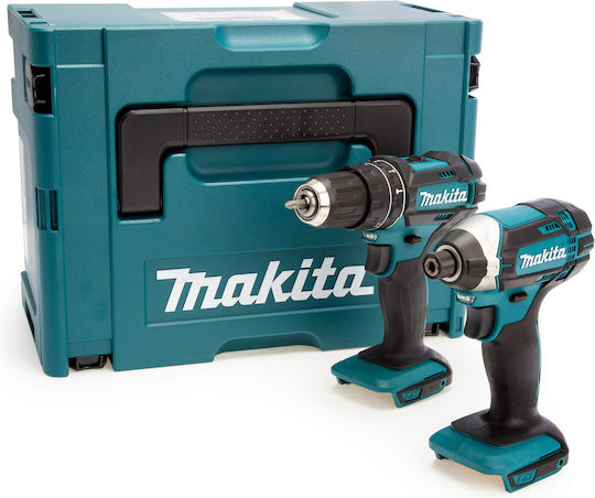 Makita DLX2131ZJ Набор Ударна Бормашина И Ударна Отвертка 18V Без Батерия И Калъф