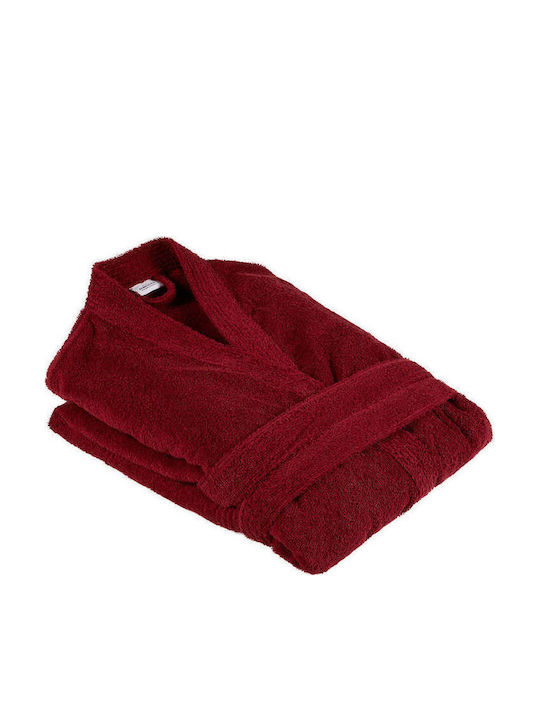 Homelovers Μπουρνούζι με Γιακά Bright Red 350gr/m² Homelovers Μπουρνούζι με Γιακά Bright Red 350gr/m²