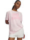Γυναικείο Αθλητικό Oversized T-shirt Ροζ
