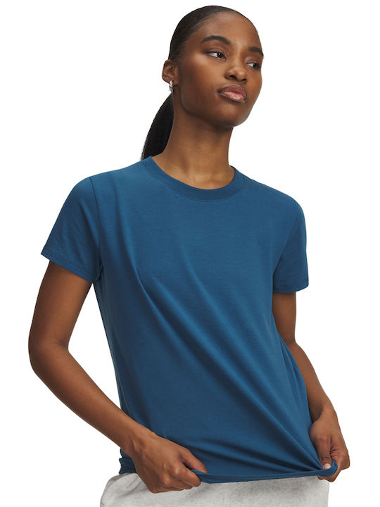 Under Armour Damen Sportlich T-Shirt Marineblau