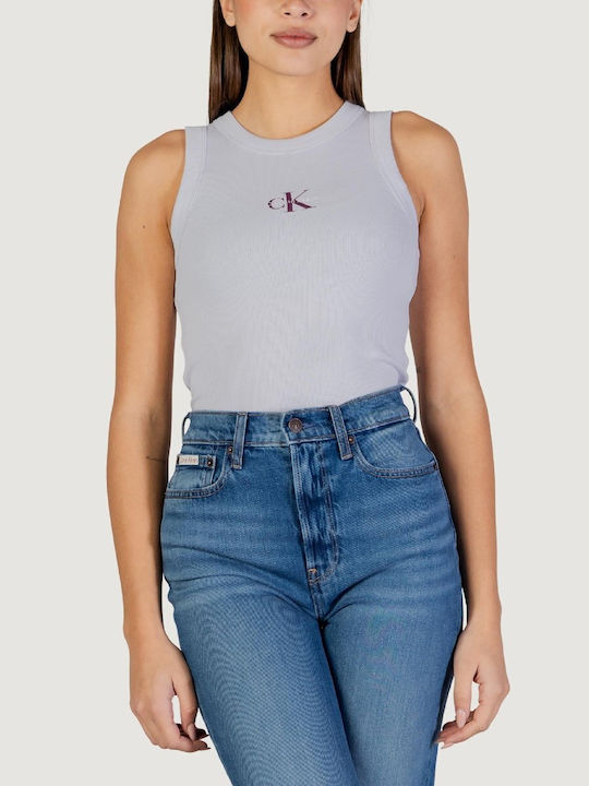 Calvin Klein Women's Cotton Blouse Frosty Lilac