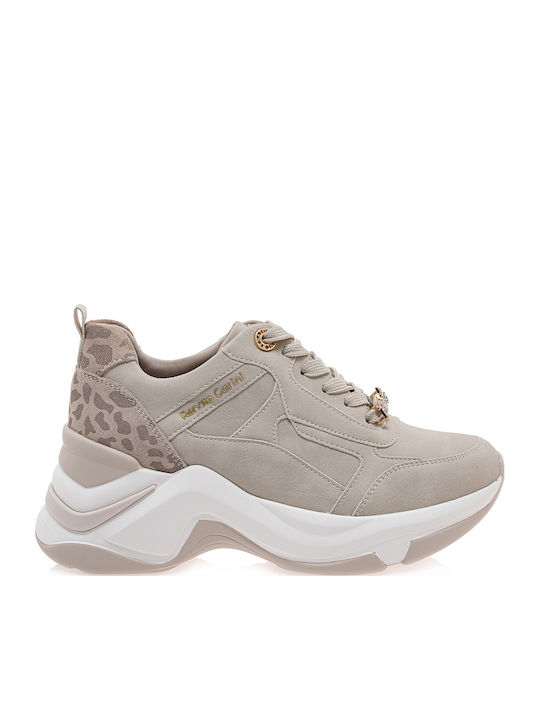 Renato Garini Adidași Off White Bej Leopard