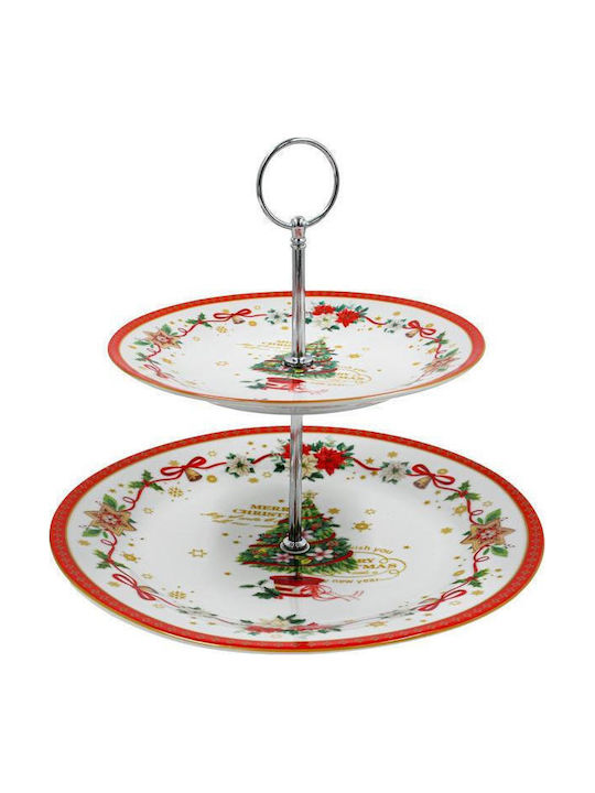 Fylliana Ceramic Decorative Platter Fl5388 White