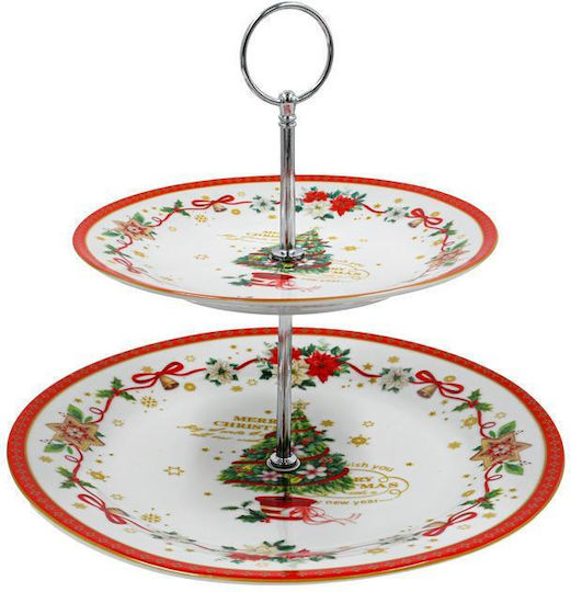 Fylliana Ceramic Decorative Platter Fl5388 White