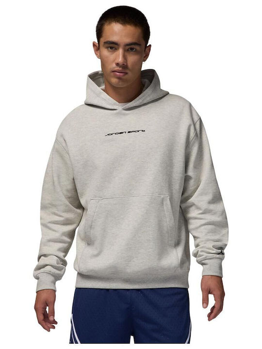 Dri-Fit Sweatshirt with Hood Gray