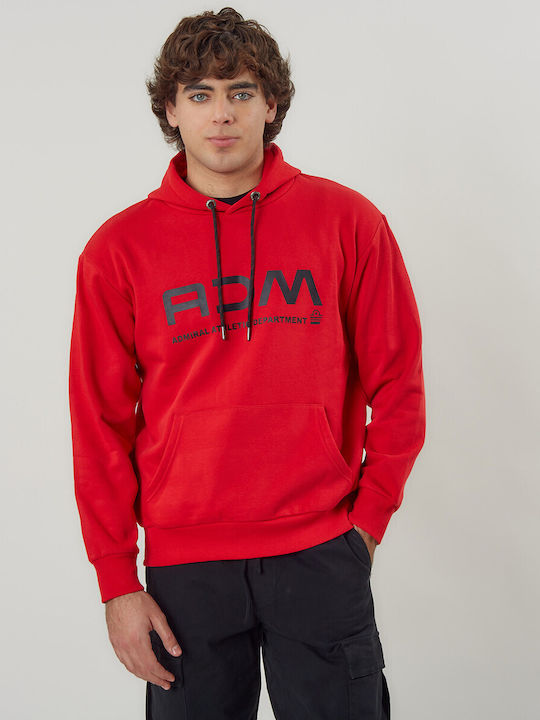 Admiral Sweatshirt mit Kapuze Red