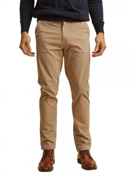 Dors Hose Chino Elastisch Beige