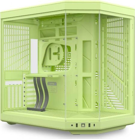 HYTE Y70 Геймърско Midi Tower Компютърна Кутия с Страничен Прозорец Matcha Milk