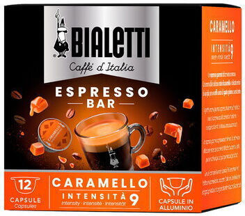 Bialetti Capsules Espresso Caramello Caramel Compatible with Machine Bialetti 12caps,tobolek