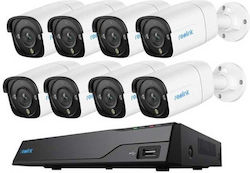 Reolink Σύστημα Παρακολούθησης 8 Καμερών IP 12MP Reolink Σύστημα Παρακολούθησης 8 Καμερών IP 12MP