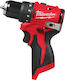 Milwaukee M12 Δραπανοκατσάβιδο Μπαταρίας Brushless