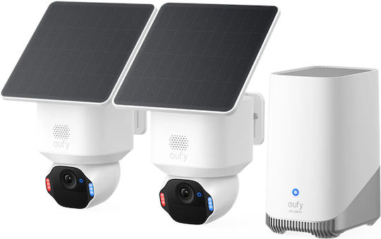 Eufy Sistem de Supraveghere 2 Camere Camere 8MP cu Hub de Control