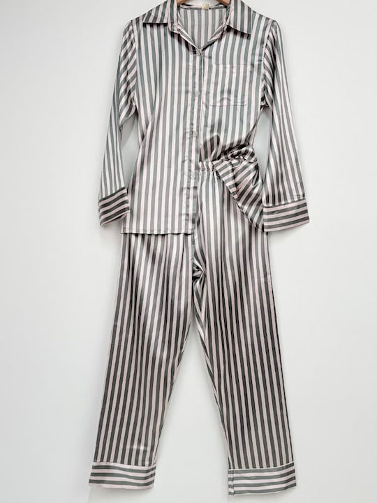 Cootaiya Summer Women's Pyjama Set Gray