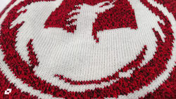 Dragon Sea Beanie Unisex Beanie Gestrickt in Rot Farbe Dragon Sea Beanie Unisex Beanie Gestrickt in Rot Farbe