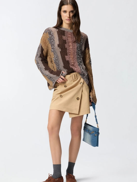 Pinko Мини Пола Плик Beige