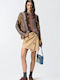 Mini Rock Umschlag Beige