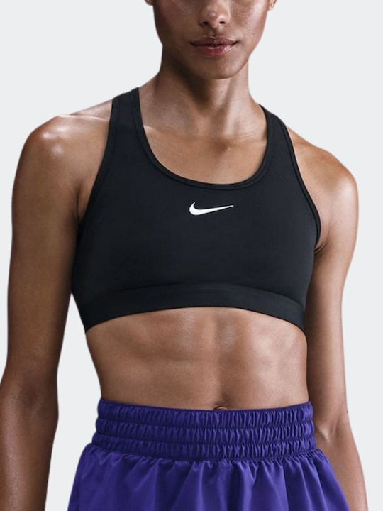 Dri-Fit Swoosh Women's Sports Bra without Padding Black / White