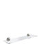 Grohe Wandmontiertes Badezimmerregal Glas Grau