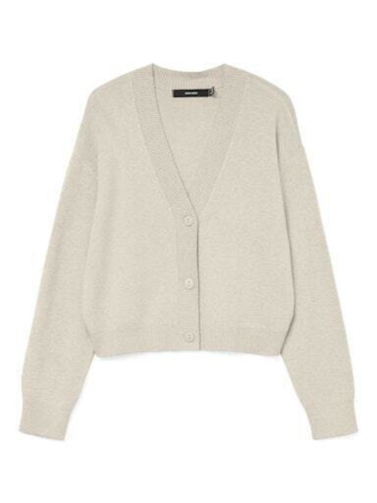 Vero Moda Art Μακριά Γυναικεία Πλεκτή Ζακέτα Birch