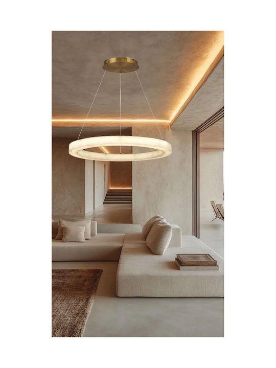 Inlight Висящо Осветително Тяло Златист 60x60см.