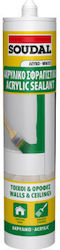 Soudal Ακρυλική Σιλικόνη Λευκή 280ml Soudal Ακρυλική Σιλικόνη Λευκή 280ml