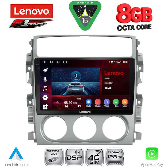 Lenovo Car Audio System for Suzuki Liana 2001-2007 (Bluetooth/USB/WiFi/GPS/Apple-Carplay/Android-Auto) with Touch Screen 9"