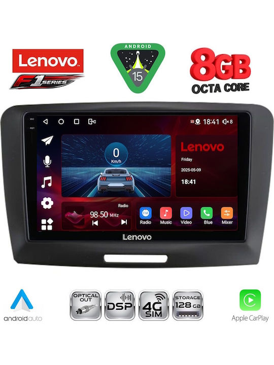 Lenovo Car Audio System for Skoda Superb 2008-2015 (Bluetooth/USB/WiFi/GPS/Apple-Carplay/Android-Auto) with Touch Screen 9"