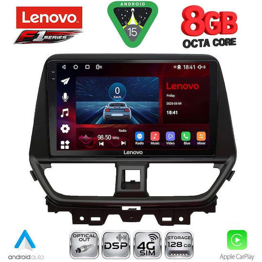Lenovo Car Audio System for Suzuki Baleno 2022 (Bluetooth/USB/WiFi/GPS/Apple-Carplay/Android-Auto) with Touch Screen 9"