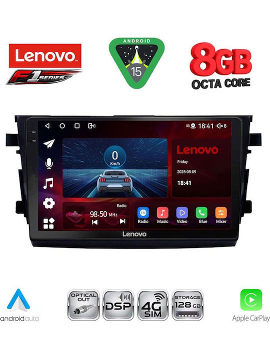Lenovo Car Audio System for Suzuki Celerio 2015-2021 (Bluetooth/USB/WiFi/GPS/Apple-Carplay/Android-Auto) with Touch Screen 9"