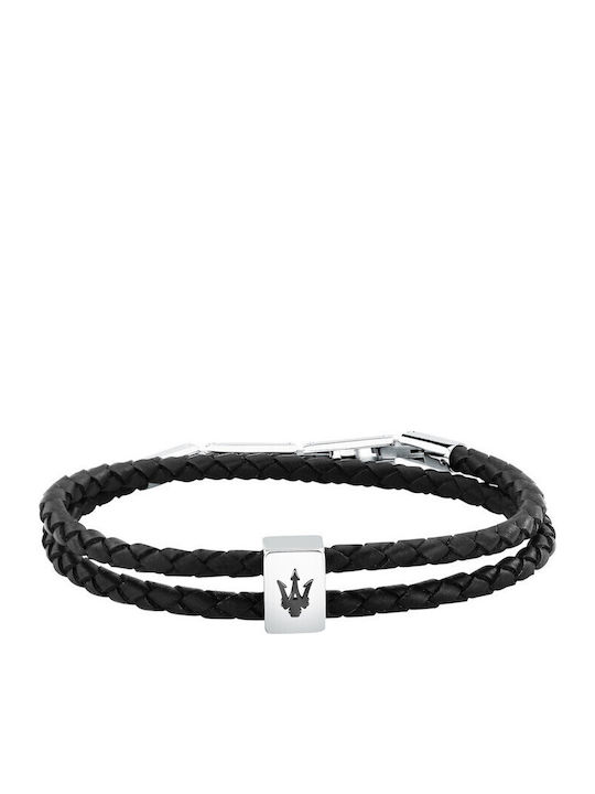 Maserati Men's Bracelet made of Leather