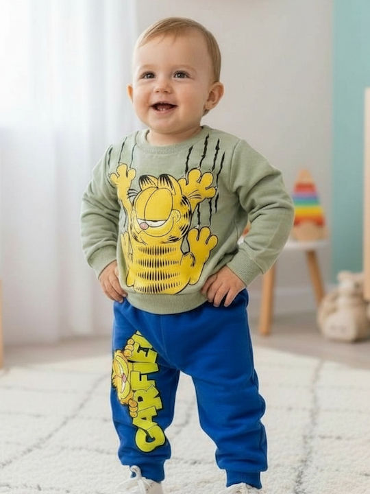 Kids Sweatpants Set Khaki