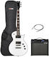 ESP Ltd Ec-256 Snow Σετ Ηλεκτρική Κιθάρα Λευκή με Θήκη