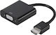 Vivanco Convertor HDMI / VGA / Ethernet masculin în HDMI / VGA / Ethernet masculin 1buc