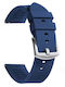 Gummi-Armband Blau 20mm