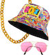 Karnevalsaccessoires Set 80er Jahre Funky Fashion Widmann W-28162