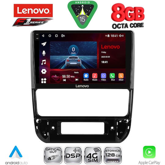 Lenovo Car Audio System for Peugeot 406 1998-2004 (Bluetooth/USB/WiFi/GPS/Apple-Carplay/Android-Auto) with Touch Screen 9"