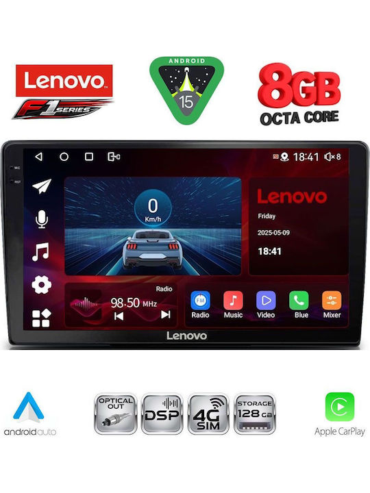 Lenovo Car Audio System for Toyota Land Cruiser 1998-2003 (Bluetooth/USB/WiFi/GPS/Apple-Carplay/Android-Auto) with Touch Screen 9"
