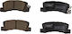 Rear Brake Pad Set Toyota Avencis T22 Corolla E8 E9 E10 E11 108x43.1x15 0446532010 0446612010 0446612031 0446612040 191159-10734