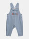 Kinder Latzhose Jeans Rot